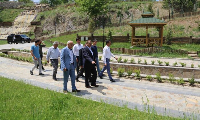 Başkan Gürkan, İspendere İçmeleri’nde İncelemelerde Bulundu