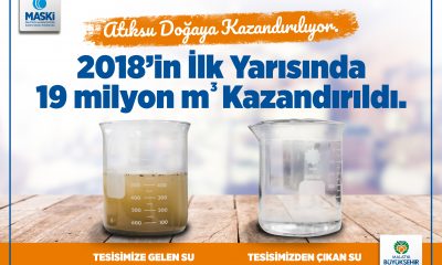 2018’İN İLK YARISINDA 19 MİLYON METREKÜP ATIKSU ARITILDI