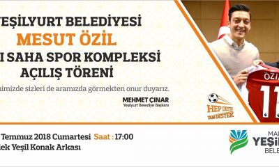 MESUT ÖZİL’ HALI SAHA SPOR KOMPLEKSİ HİZMETE GİRİYOR