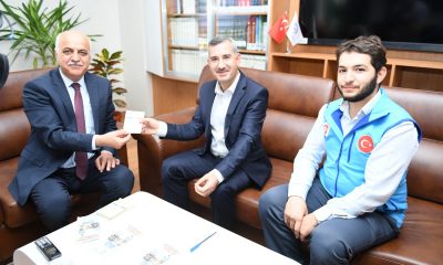 BAŞKAN ÇINAR, İL MÜFTÜSÜ ÜMİT ÇİMEN’İ MAKAMINDA ZİYARET ETTİ