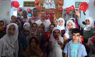 ÖZGÜRTEPE CAMİ YAZ KUR’AN KURSU ÖĞRENCİLERİ, KAHRAMAN ŞEHİTLERİMİZİ DUALARLA YÂD ETTİ