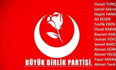 BBP YENİ DİVAN BELLİ OLDU