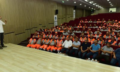 BELEDİYE ÇALIŞANLARINA “TEMEL İŞ SAĞLIĞI VE GÜVENLİĞİ EĞİTİMİ” VERİLDİ