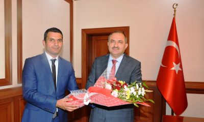 VALİ KABAN, VAKIFLAR BÖLGE MÜDÜRÜ DOĞAN’I MAKAMINDA KABUL ETTİ