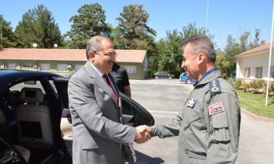 VALİ KABAN, 7.ANA JET ÜS KOMUTANLIĞINI ZİYARET ETTİ