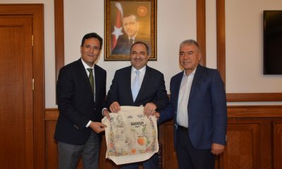 SABAH GAZETESİ TEMSİLCİLERİ VALİ KABAN’I ZİYARET ETTİ