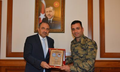 VALİ KABAN, ÜSTĞ. ERKUŞ’U MAKAMINDA KABUL ETTİ