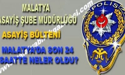 MALATYA’DA SUÇ ORANLARI