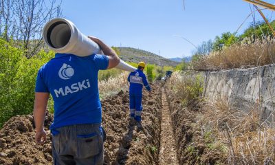 MASKİ’DEN 4 MAHALLEYE 6 BİN 950 METRELİK İÇMESUYU HATTI