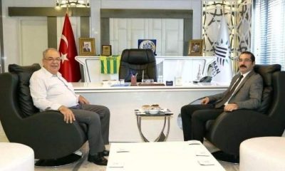 İdare Mahkeme Başkanı Ergüder’den, Başkan Kutlu’ya Ziyareti