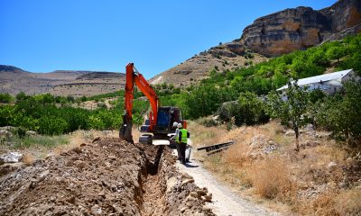 ÇOBANUŞAĞI’NIN İÇMESUYU ALTYAPI ÇALIŞMALARINDA SONA GELİNDİ