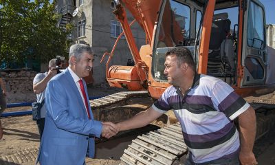 BAŞKAN POLAT, KURUCUOVA’DAKİ ALTYAPI ÇALIŞMALARINI İNCELEDİ