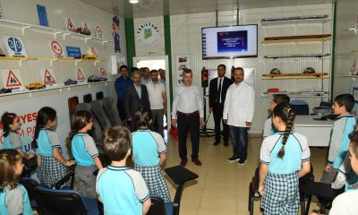 TRAFİK PARKI, ABDULKADİR ERİŞ İLKOKULU 4.SINIF ÖĞRENCİLERİNİ MİSAFİR ETTİ