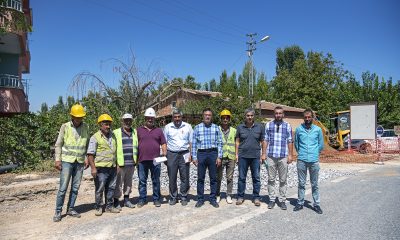 HATUNSUYU’NDA KANALİZASYON HATTI YENİLEME ÇALIŞMALARI DEVAM EDİYOR