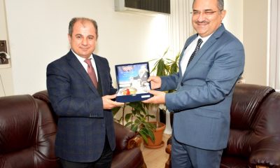 VALİ KABAN BARO BAŞKANI ENVER HAN’I ZİYARET ETTİ