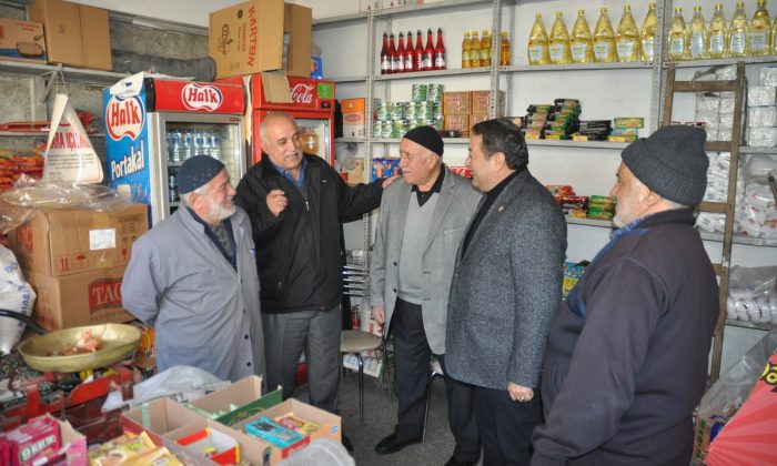Fendoğlu Malatya’da Esnaflarla buluştu.