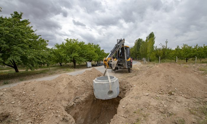 AKSARAY’A 3 BİN 250 METRELİK KANALİZASYON HATTI