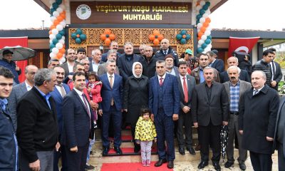 KOŞU MAHALLE MUHTAR EVİNİN AÇILIŞI YOĞUN İLGİ ALTINDA YAPILDI