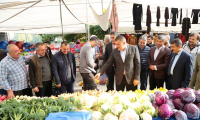 BAŞKAN GÜRKAN, “PAZAR ESNAFI BİZİM GÜVENLİK SİGORTAMIZDIR”