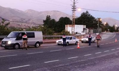 İl Jandarma Komutanlığından Yol Kontrol Araması