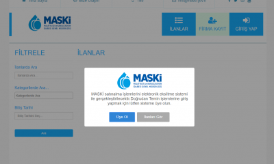MASKİ, ELEKTRONİK EKSİLTME SİSTEMİYLE ALIMLARA BAŞLADI