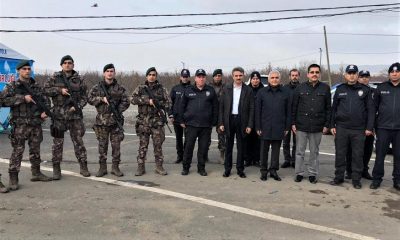 VALİ BARUŞ, UYGULAMA NOKTASINI DENETLEDİ