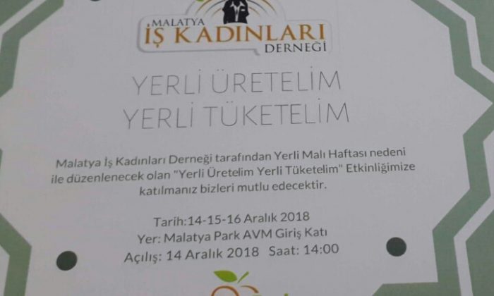 MALATYA İŞ KADINLARI DERNEĞİNDEN ORGANİZASYON