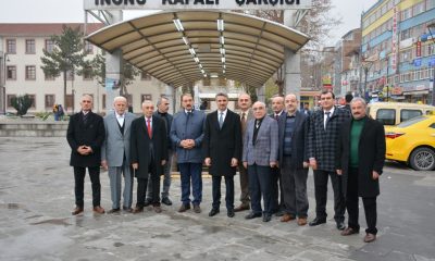 VALİ BARUŞ KENT MERKEZİNDE ESNAF ZİYARETLERİNDE BULUNDU