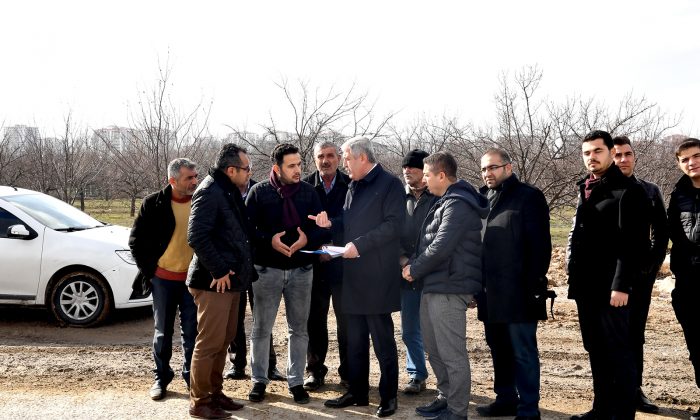 Yüzakı Caddesinde son engel de kaldırıldı