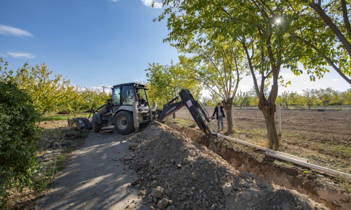 5 BİN 380 METRELİK İÇMESUYU HATTI