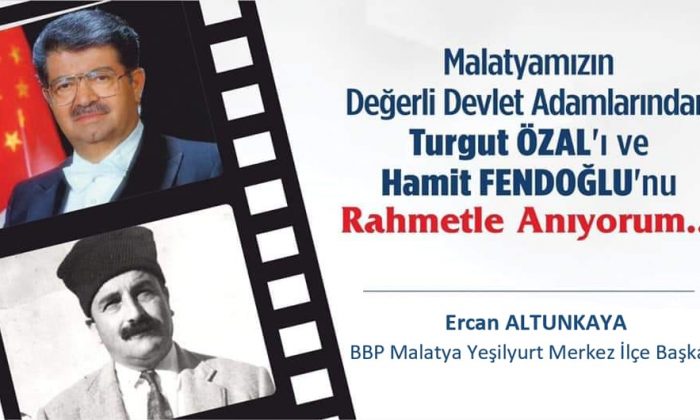 BAŞKAN ALTUNKAYA’DAN ÖZAL VE FENDOĞLU’NUN ÖLÜM YILDÖNÜMÜ MESAJI