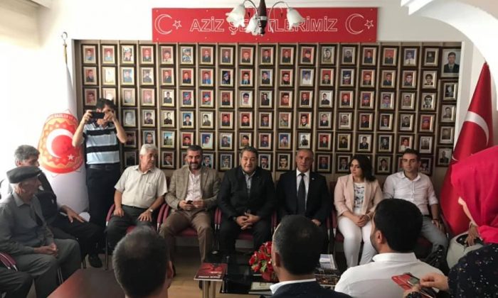 MHP’DEN ŞEHİT VE GAZİ DERNEKLERİNE ZİYARET