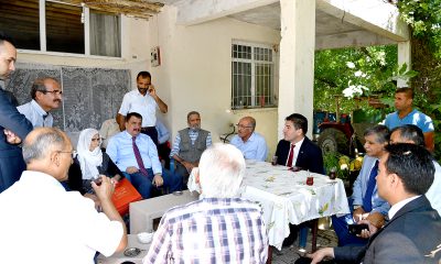 Akçadağ İlçesi Aydınlar mahallesini ziyaret eden Başkan Gürkan,
