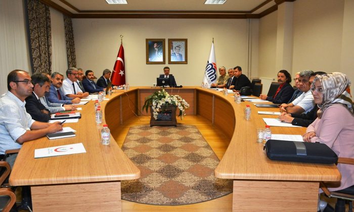 Bağımlılıkla Mücadele Toplantısı Vali Baruş Başkanlığında Gerçekleştirildi