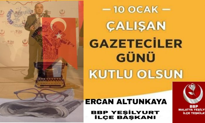 Başkan Altunkaya’dan 10 Ocak Çalışan Gazeteciler Günü Kutlama Mesajı