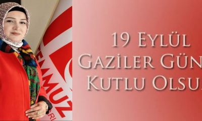 BAŞKAN ALPASLAN ‘IN 19 EYLÜL 2020 GAZİLER GÜNÜ KUTLAMA MESAJLARI