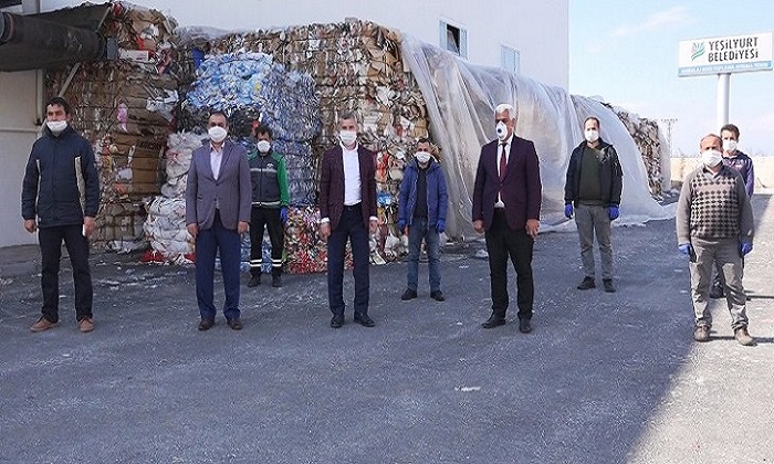 Yeşilyurt Belediyesi, 557 Ton Kağıt Karton Ambalaj Atığı Topladı