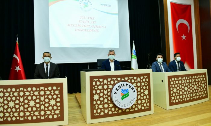 YEŞİLYURT BELEDİYE MECLİSİ EYLÜL AYI TOPLANTISINI YAPTI
