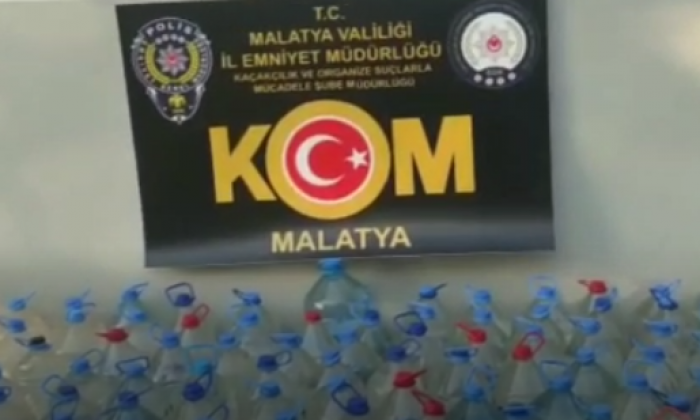 Malatya Yeşilyurt’ta 460 Litre Sahte Alkol Ele Geçirildi. 1 Kişi Tutuklandı