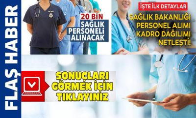 Sağlık  Bakanlığı 20 Bin Sözleşmeli Sağlık Personeli Alımı Yapacak
