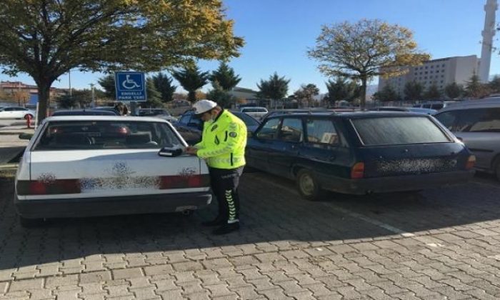 Malatya’da Polis Engelli Park Yerleri Denetimi Yaptı