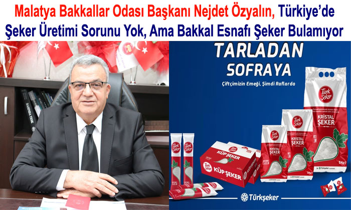 Özyalın, Türkiye’de Şeker Üretimi Sorunu Yok, Ama Bakkal Esnafı Şeker Bulamıyor