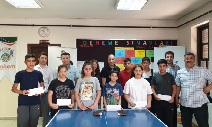 Semt Konakları Arası Masa Tenisi Turnuvası Düzenlendi