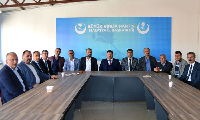 BÜYÜK BİRLİK PARTİSİ MALATYA İL TEŞKİLATINDA BAYRAMLAŞMA