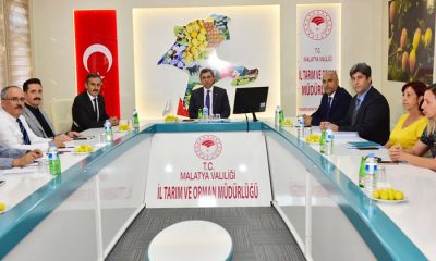 Malatya Tarımı Hakkında Vali Hulusi Şahin’e Brifing Verildi