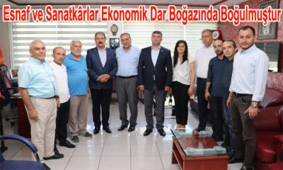 Keskin, Esnaf ve Sanatkârların Ekonomik Dar Boğazında Boğulmuştur