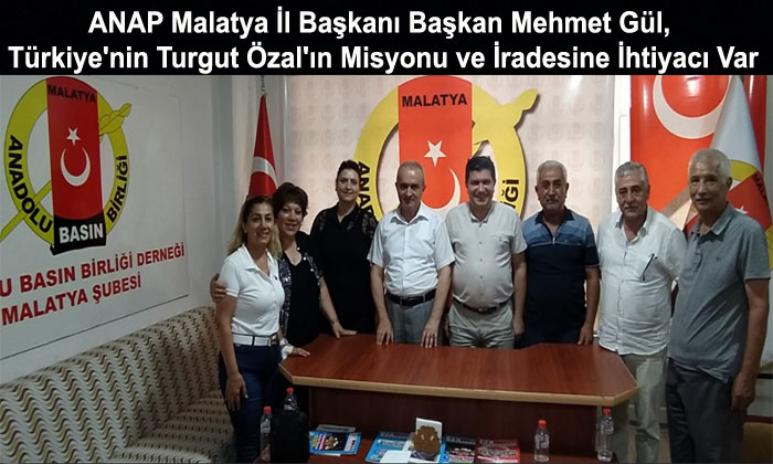 Başkan Mehmet Gül, Türkiye’nin Turgut Özal’ın Misyonu ve İradesine İhtiyacı Var