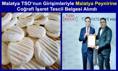 Malatya TSO Malatya Peynirine Coğrafi İşaret Tescili Aldı
