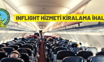 9 İlde Havalimanları İnflight Hizmeti İhale İle Kiralanacak