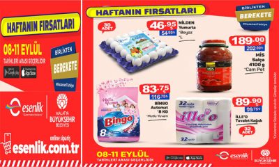 Esenlik’te 08 – 11 Eylül Tarihleri Arasında İndirim Var